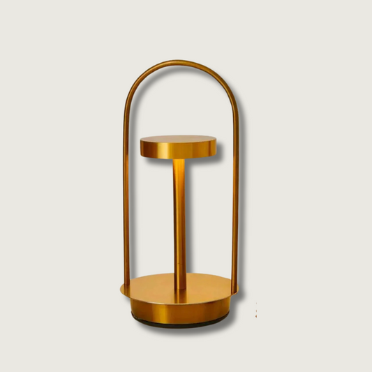Brushed Metal Cordless Table Lamp