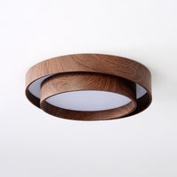 Vaako Walnut LED Ceiling Light