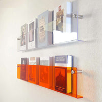 Acrylic Floating Magazine Rack