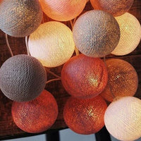 Cotton Ball LED String Lights