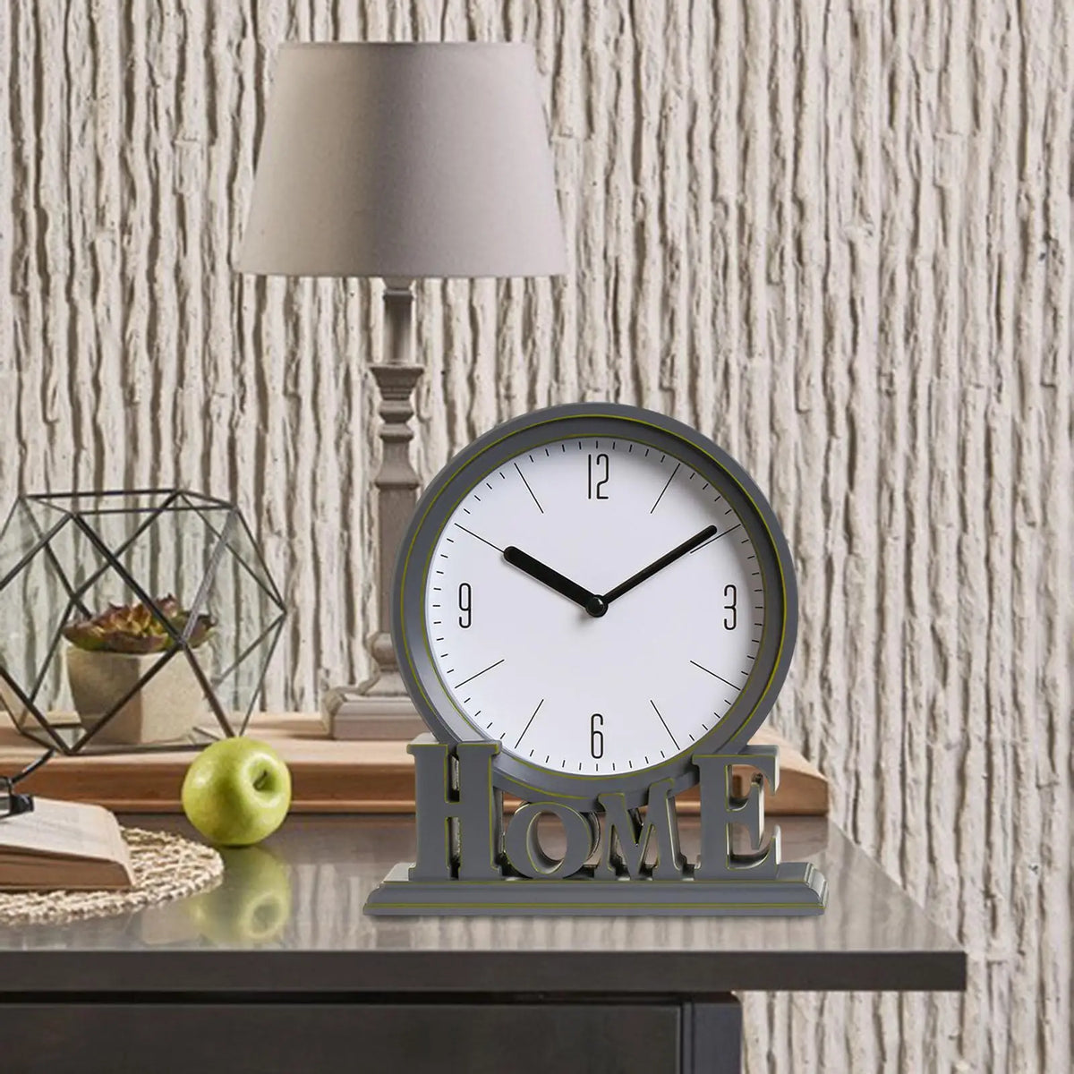 Vintage-Style Silent Desk Clock 20cm