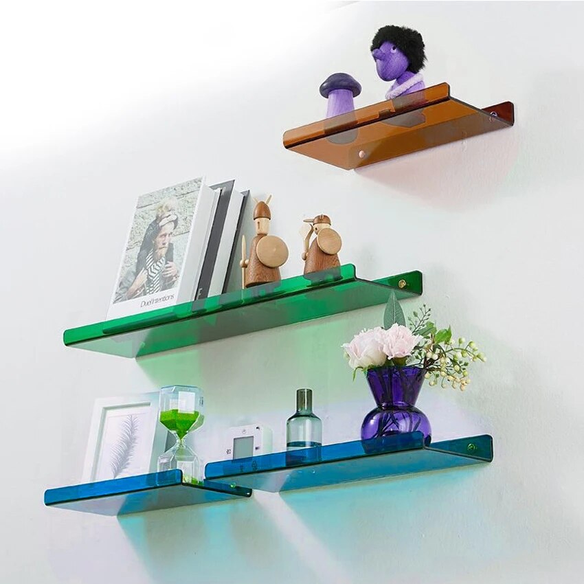 Industrial Floating Wall Shelf