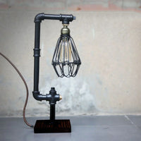 Wood and Metal Table Lamp 45cm