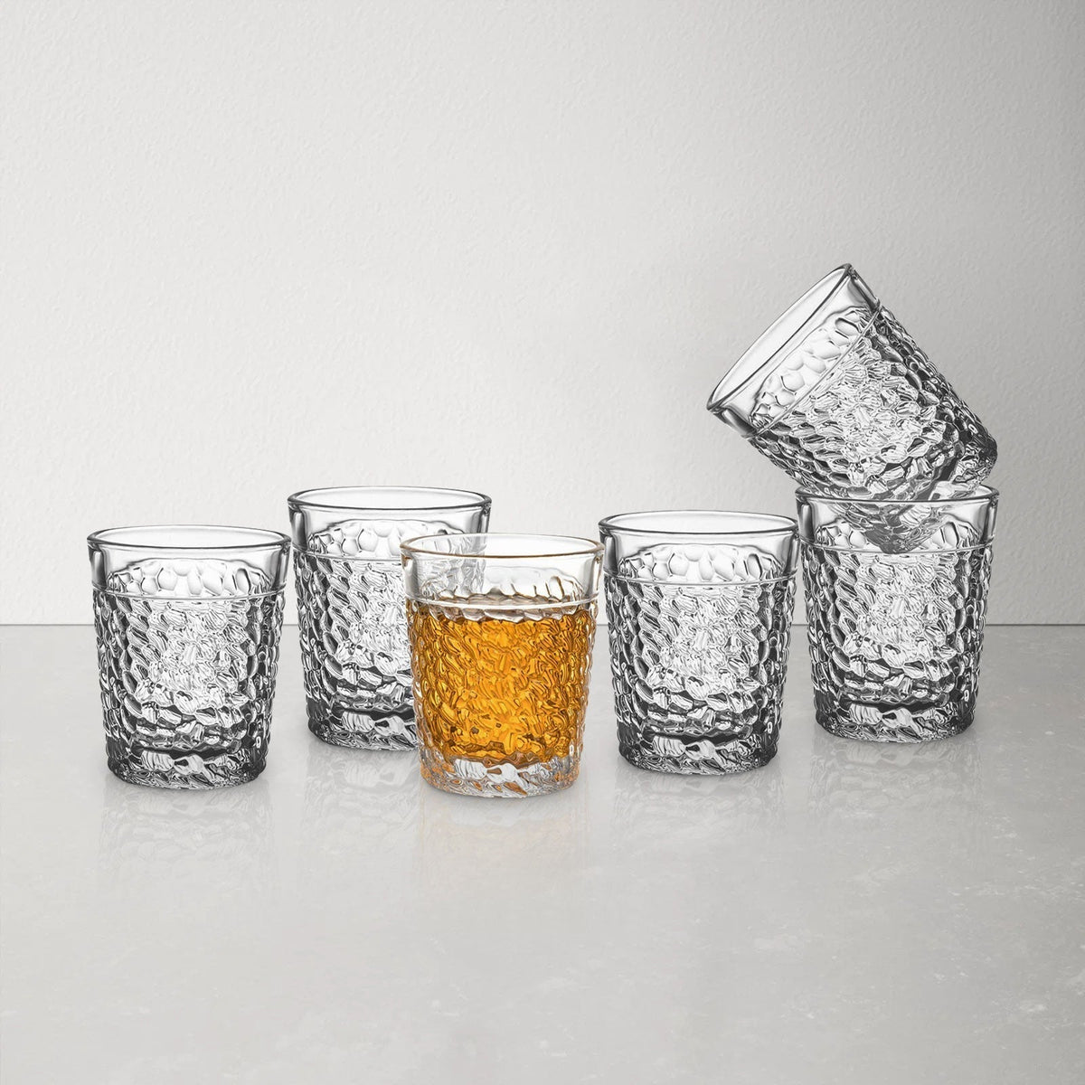Engraved Crystal Shot Glass Set