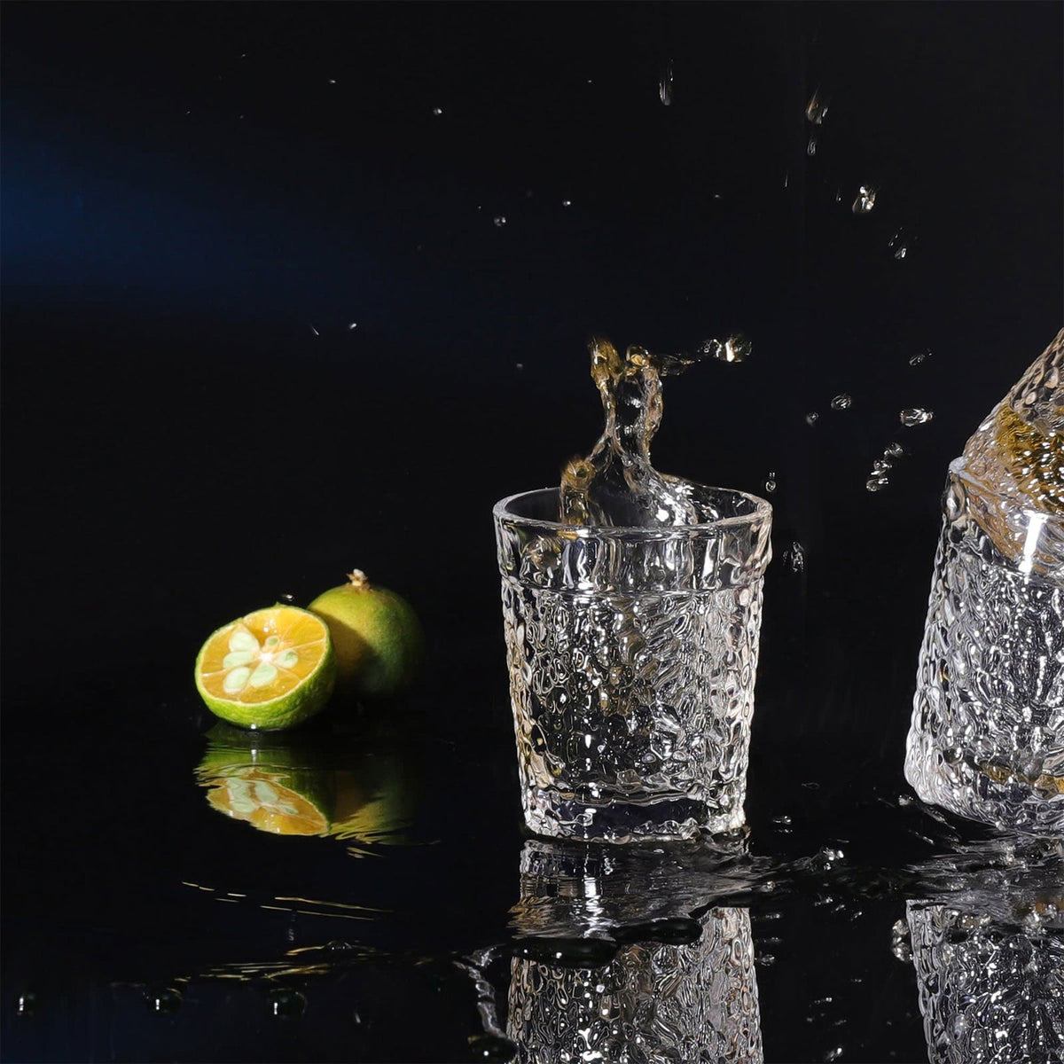 Engraved Crystal Shot Glass Set