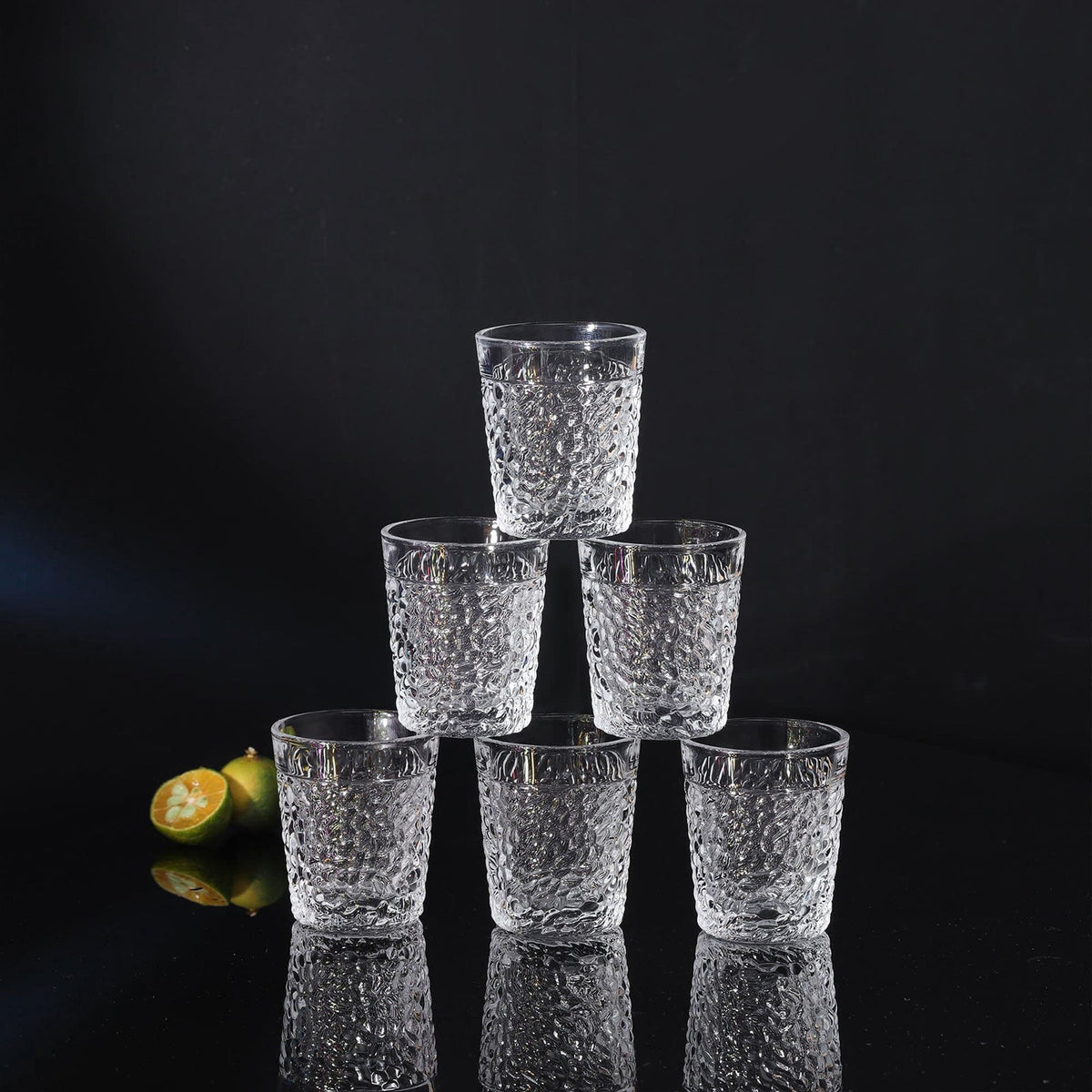 Engraved Crystal Shot Glass Set