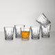 Engraved Crystal Shot Glass Set
