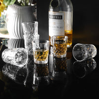 Engraved Crystal Shot Glass Set