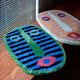 Abstract Face Tufted Bath Mat