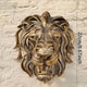 Lion Head Wall Sculpture