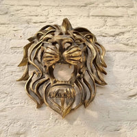 Lion Head Wall Sculpture