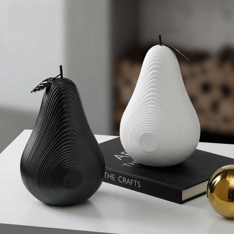 Monochrome Resin Fruit Ornaments