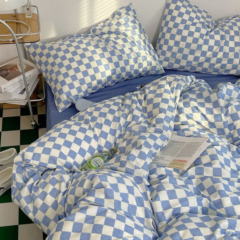 Chequerboard Single Duvet Set