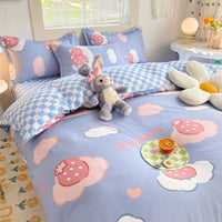 Chequerboard Single Duvet Set