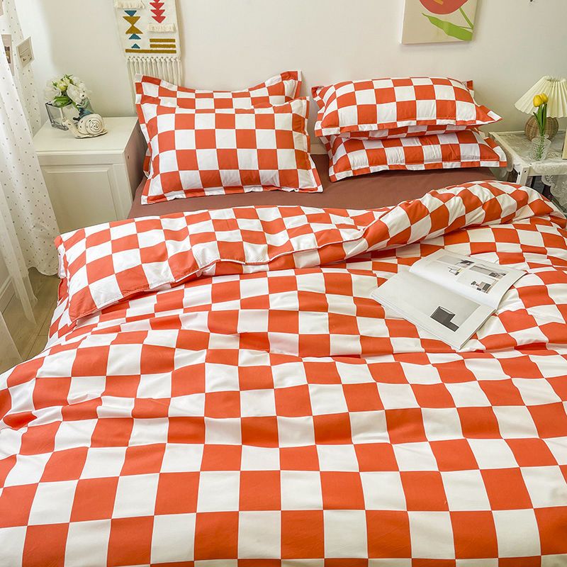 Chequerboard Single Duvet Set