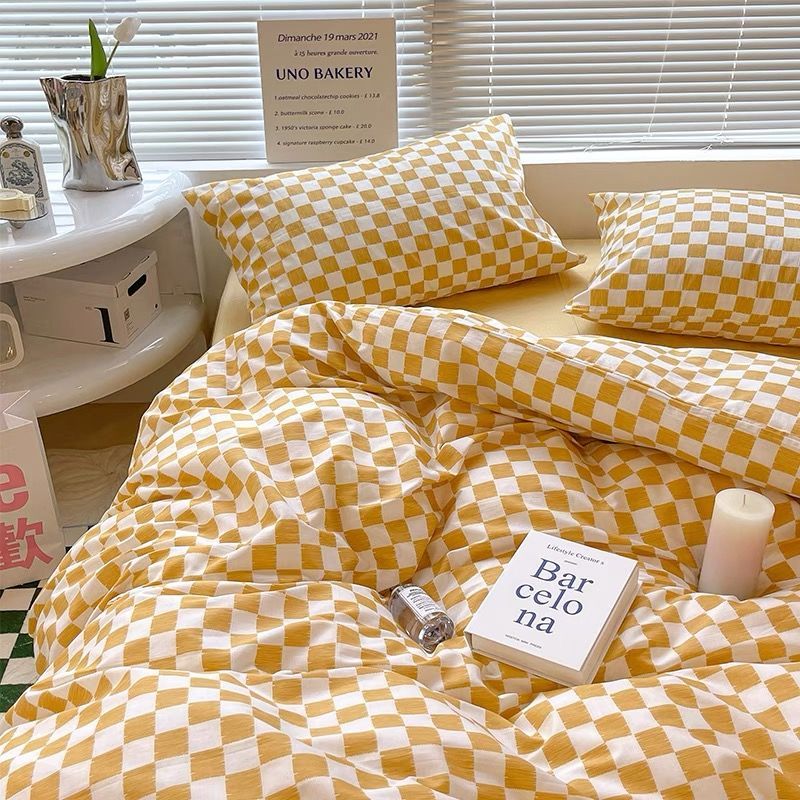 Chequerboard Single Duvet Set