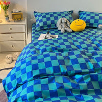 Chequerboard Single Duvet Set