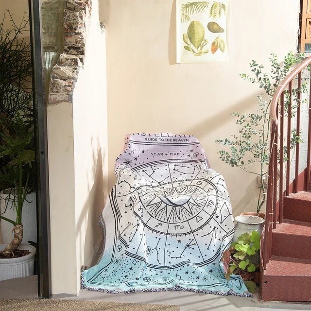 Woven Jacquard Throw Blanket