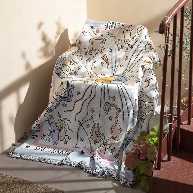 Woven Jacquard Throw Blanket