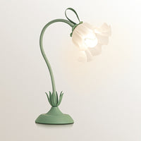 Cast Iron Flower Table Lamp 50cm