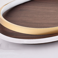 Cirro Walnut Ring Flush Mount Ceiling Light