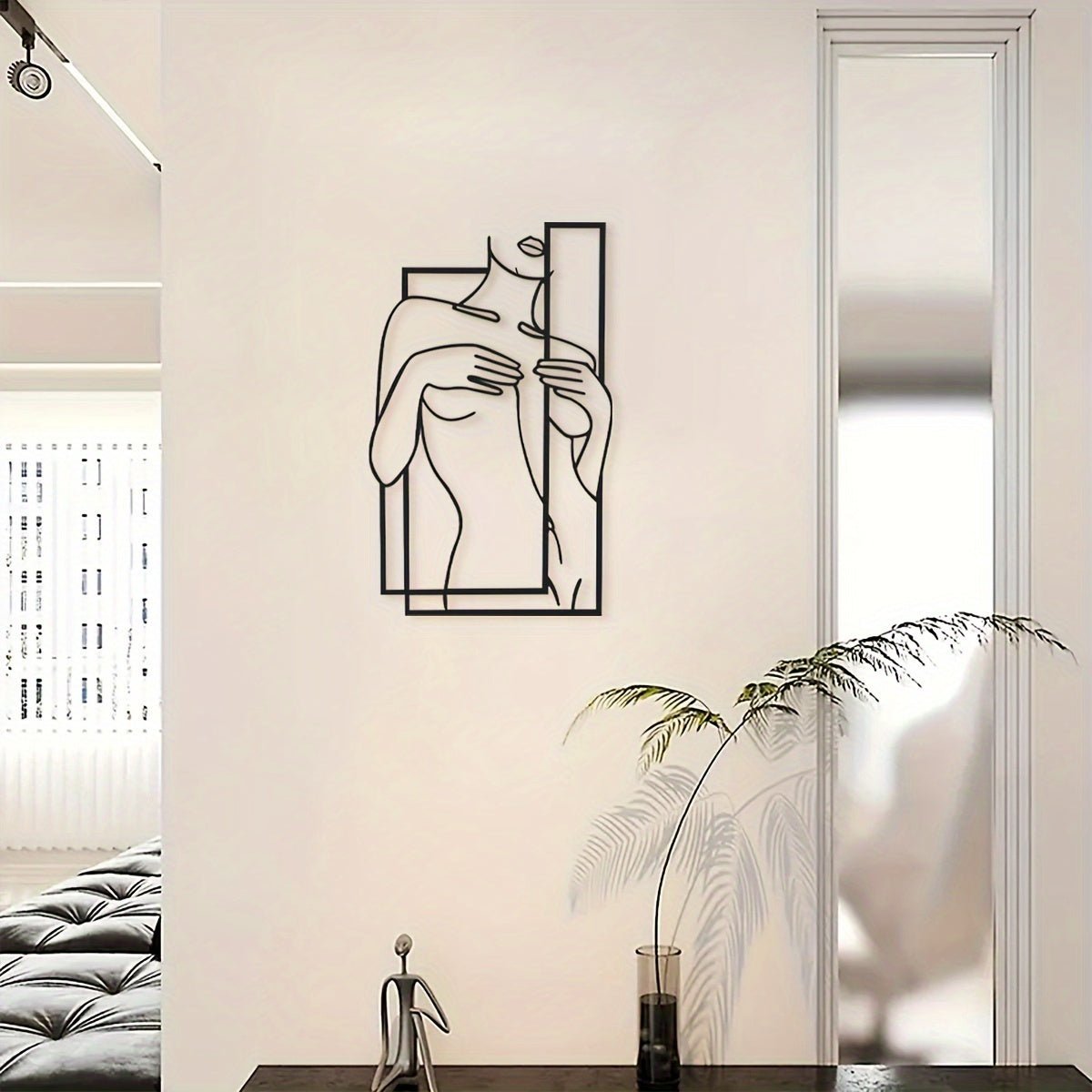 Linear Metal Wall Art 50 x 70cm
