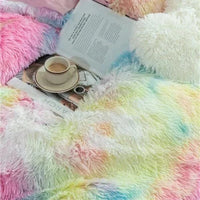 Plush Velvet Blanket and Cushion Set