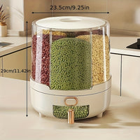 Rotating Airtight Grain Container