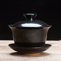 Kiln-Glazed Ceramic Gaiwan