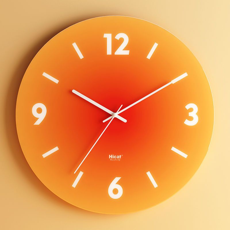 Sunset Glass Wall Clock