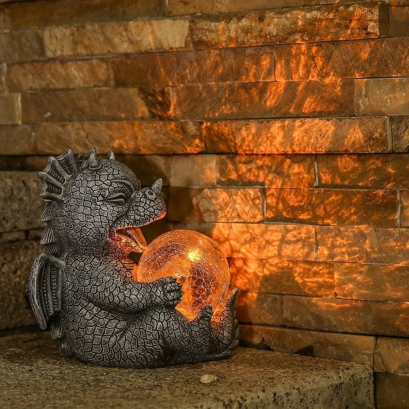 Dragon Form Table Lamp 16cm
