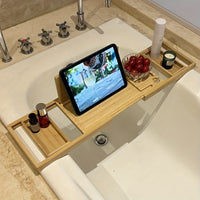 Adjustable Bamboo Bath Tray