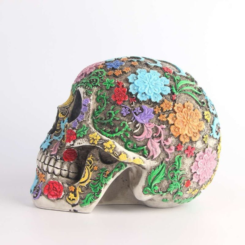 Sugar Skull Resin Statue 19cm