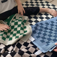 Checkerboard Plus Cotton Towel
