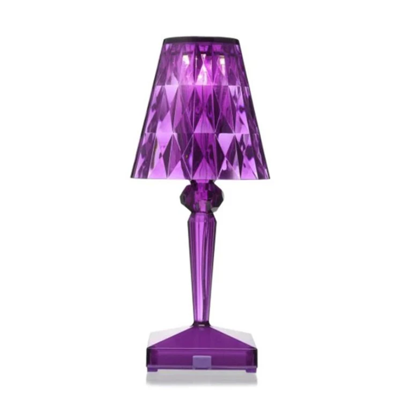Crystal lamp lit