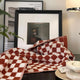 Classic Checkerboard Cotton Towel