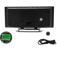 Amedea Curved LED Digital Clock