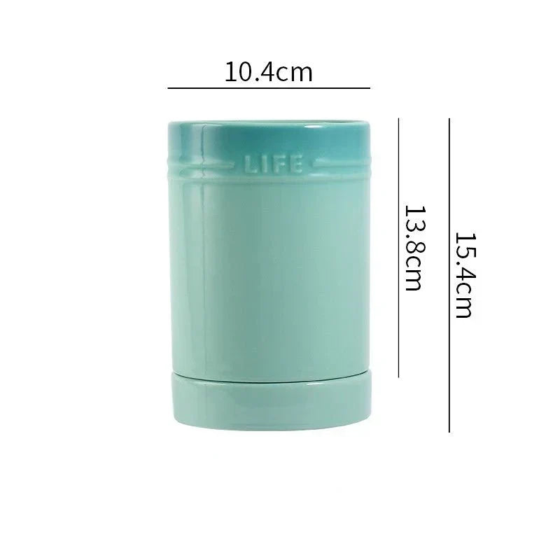 Glazed Ceramic Utensil Crock