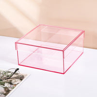 Acrylic Storage Box With Lid 20cm