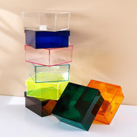 Acrylic Storage Box With Lid 20cm