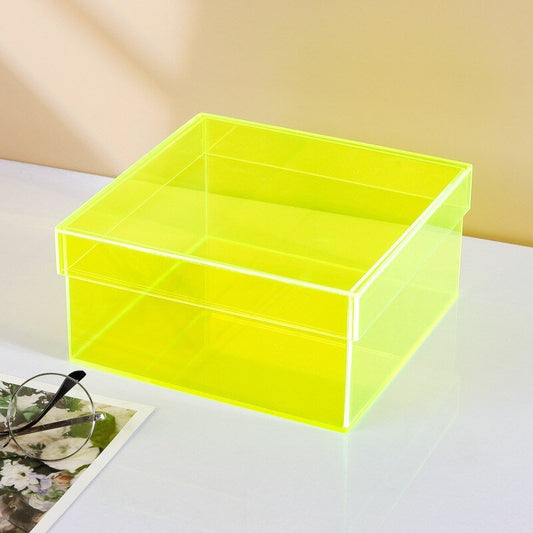 Acrylic Storage Box With Lid 20cm
