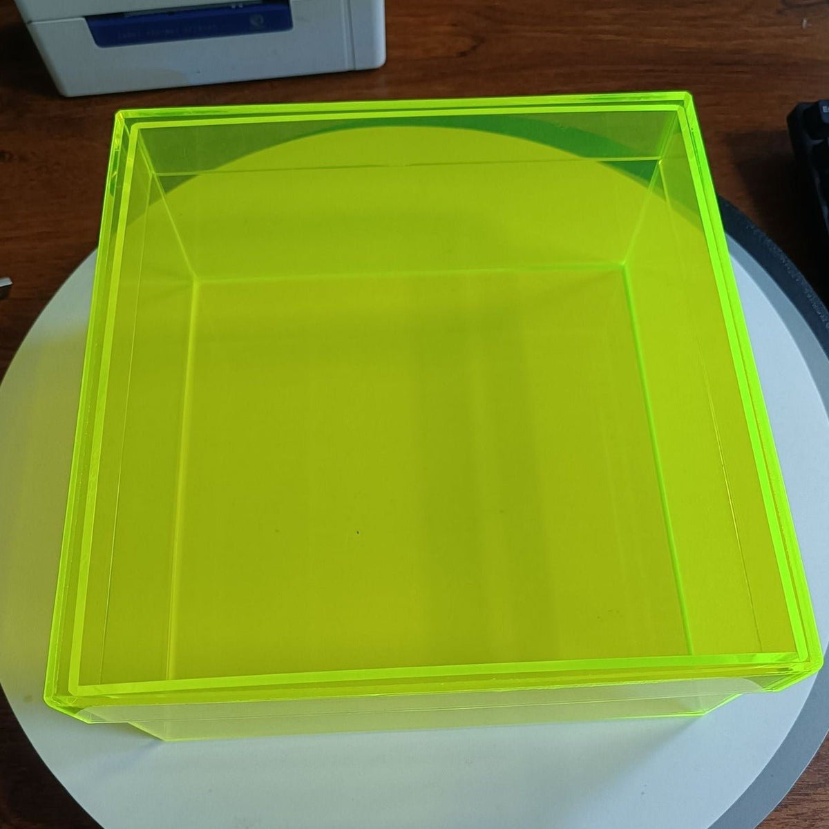 Acrylic Storage Box With Lid 20cm