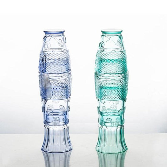 Koi Form Coloured Glass Set