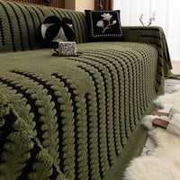 Vintage Tufted Microfibre Sofa Cover