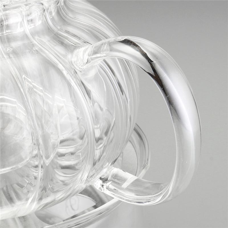 Glass Teapot and Six Cup Set