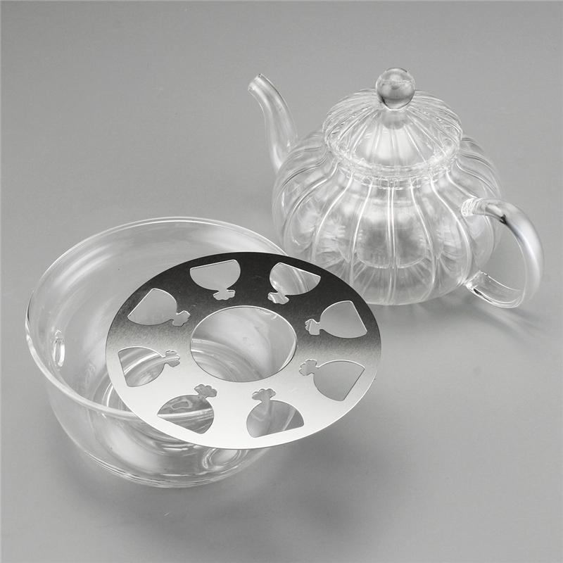 Glass Teapot and Six Cup Set