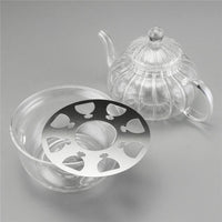 Glass Teapot and Six Cup Set