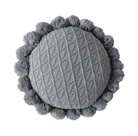 Pom Pom Round Cushion 50cm