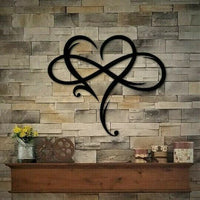 Endless Heart Metal Wall Art