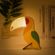 Wooden Animal Nursery Table Lamp